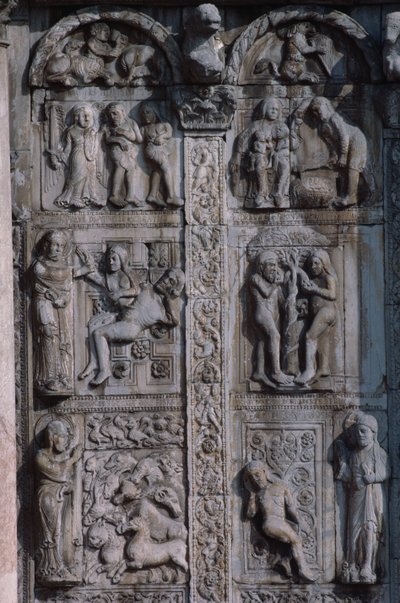 Detail from the south side of the west porch, c. 1120-38 by Nicholaus